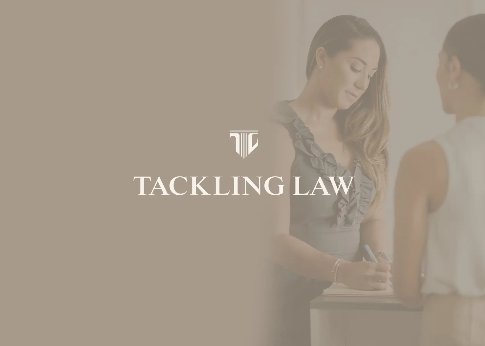 tackling law, law firm branding, brand identity lawyer