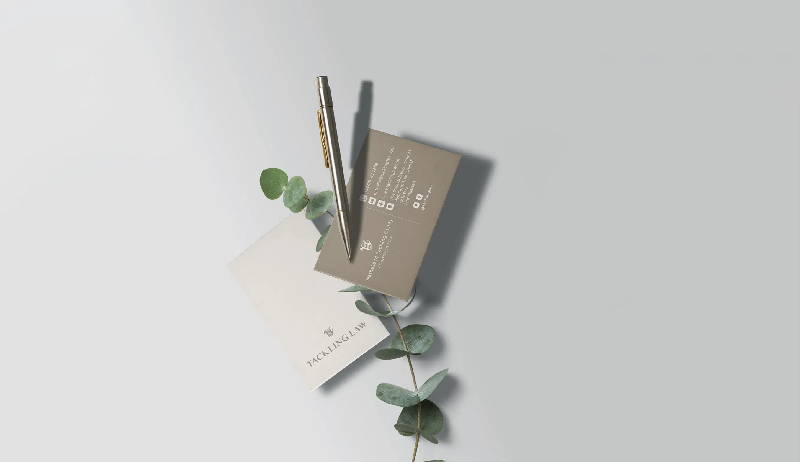 tackling law, lawyer, law firm brand identity