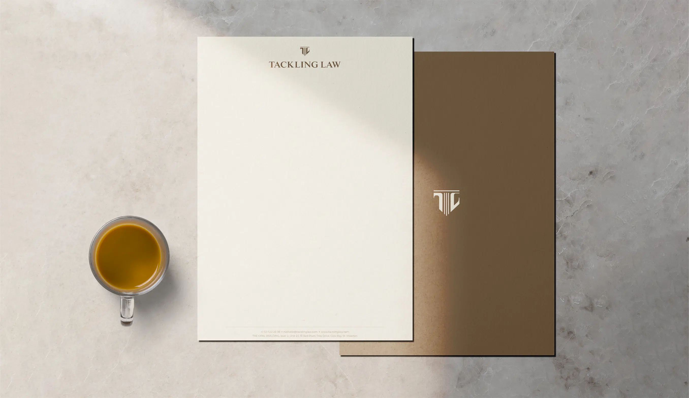 tackling law, lawyer, law firm brand identity