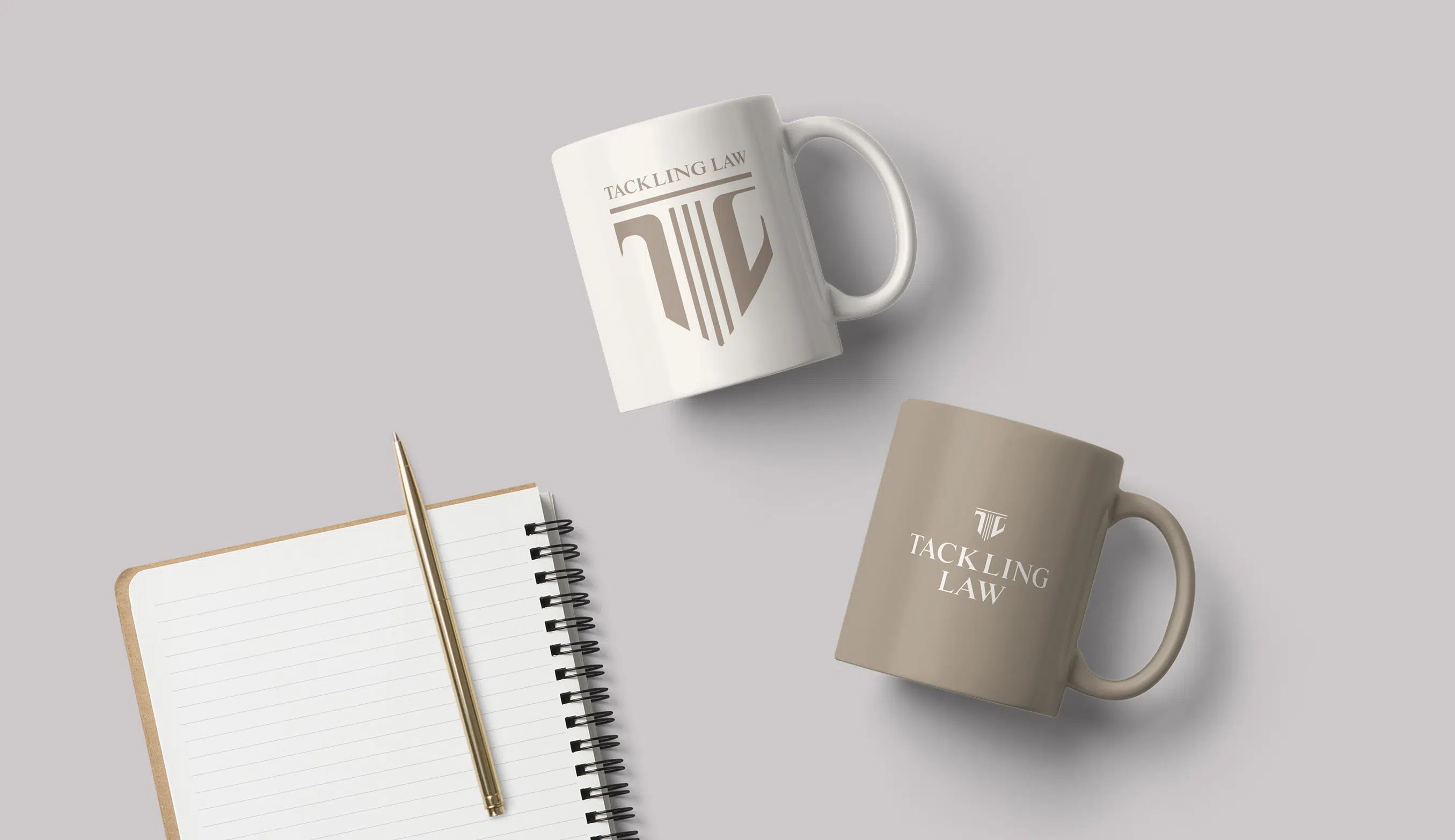 tackling law, lawyer, law firm brand identity